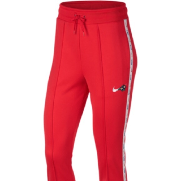 SOLD!! 😁 Nike ultra femme tropical theme track pants! Size Large - Picture 6 of 14